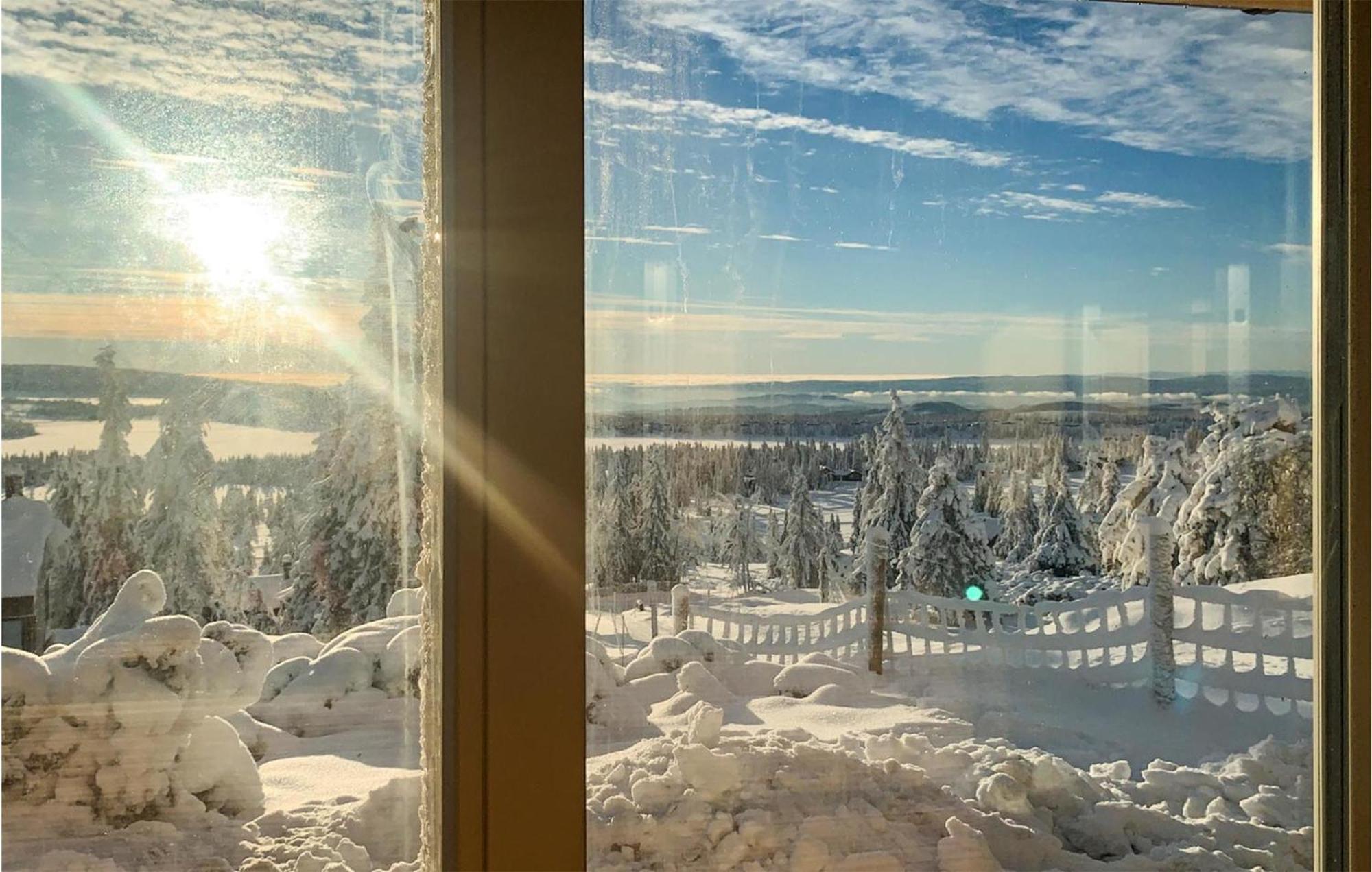 Amazing Home In Sjusjoen With Kitchen Exterior foto