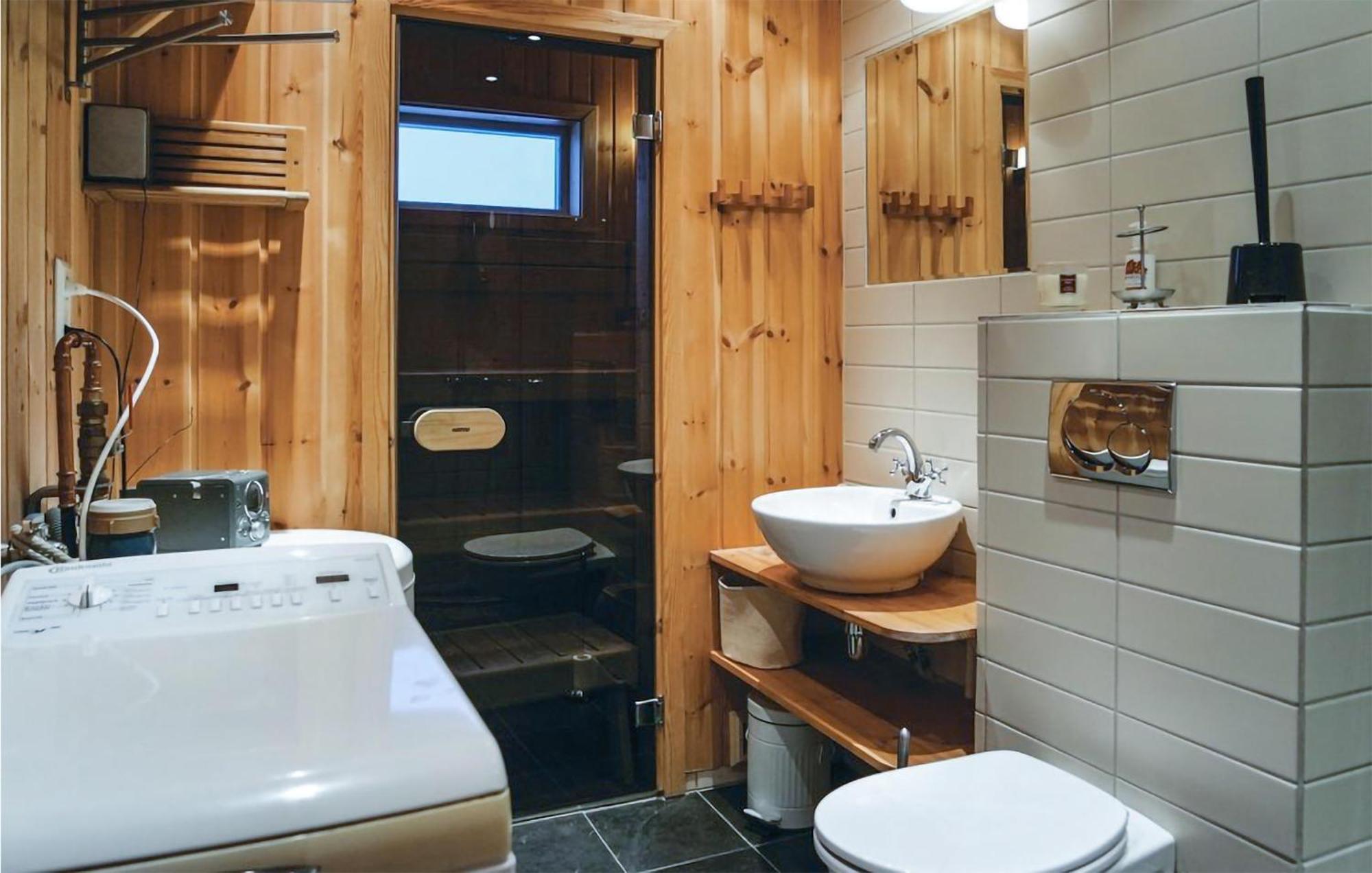 Amazing Home In Sjusjoen With Kitchen Exterior foto